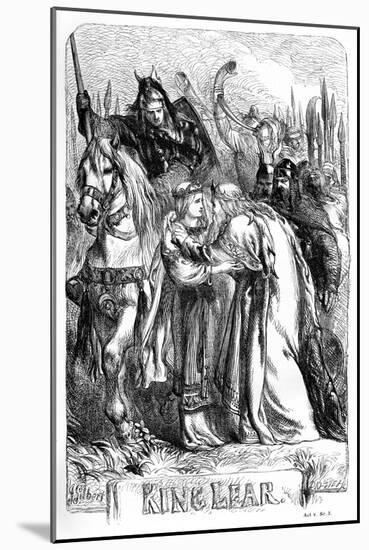 King Lear-John Gilbert-Mounted Giclee Print