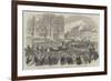 King Leopold II Entering the Church of St Gudule, at Brussels-null-Framed Premium Giclee Print