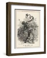 King Leopold II King of the Belgians Crushes the Belgian Congo. in the Rubber Coils-Linley Sambourne-Framed Photographic Print