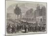 King Leopold's Public Entry into Brussels on the 24th Ult, Arrival of His Majesty at the Palace-null-Mounted Giclee Print