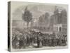 King Leopold's Public Entry into Brussels on the 24th Ult, Arrival of His Majesty at the Palace-null-Stretched Canvas