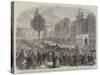 King Leopold's Public Entry into Brussels on the 24th Ult, Arrival of His Majesty at the Palace-null-Stretched Canvas