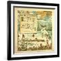 King Log and King's Stork-null-Framed Giclee Print