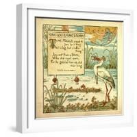 King Log and King's Stork-null-Framed Giclee Print