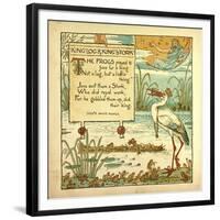 King Log and King's Stork-null-Framed Giclee Print