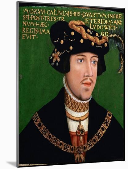 King Louis II of Hungary, Ca 1522-Hans Krell-Mounted Giclee Print