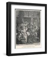 King Louis IX Founding the Sorbonne-WB Witte-Framed Art Print