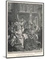 King Louis IX Founding the Sorbonne-WB Witte-Mounted Art Print