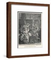 King Louis IX Founding the Sorbonne-WB Witte-Framed Art Print