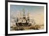 King Louis-Philippe (1830-48) Disembarking at Portsmouth, 8th October 1844, 1846-Louis Eugene Gabriel Isabey-Framed Giclee Print