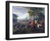 King Louis XIV at Defeat of Spanish Army Near Bruges Canal in 1667, Painting by Van Der Meulen-null-Framed Giclee Print