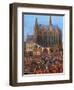 King Louis XV at the Parliament 1715 (Sainte Chapelle)-Pierre-Denis Martin-Framed Giclee Print