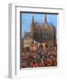 King Louis XV at the Parliament 1715 (Sainte Chapelle)-Pierre-Denis Martin-Framed Giclee Print