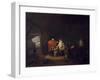 King Louis XVI Gives Alms to the Inhabitants of Versailles in Winter 1784-Louis Philibert Debucourt-Framed Giclee Print