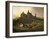 King Matthias Corvinus Just Returning from Hunting, 1872, by Antal Ligeti-null-Framed Giclee Print