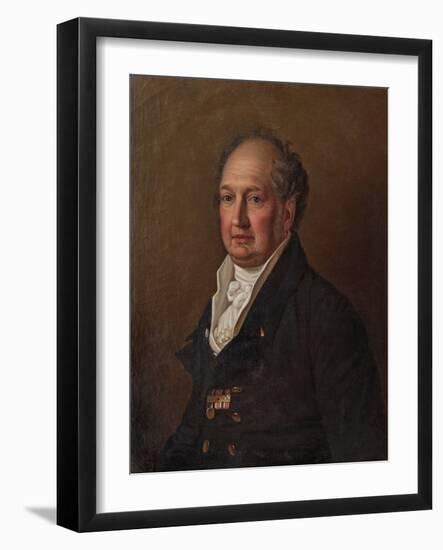 King Maximilian I Joseph of Bavaria, 1823 (Oil on Canvas)-Joseph Carl Stieler-Framed Giclee Print