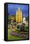 King Mengrai Monument at Night, Chiang Rai, Northern Thailand, Thailand, Southeast Asia, Asia-Stuart Black-Framed Stretched Canvas