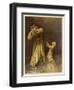 King Midas, Daughter, Gold-Arthur Rackham-Framed Art Print