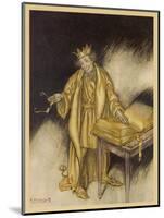 King Midas, Turns to Gold-Arthur Rackham-Mounted Art Print