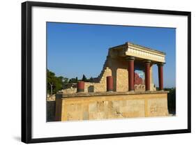 King Minos Palace, Minoan Archaeological Site of Knossos, Crete, Greek Islands, Greece, Europe-Bruno Morandi-Framed Photographic Print