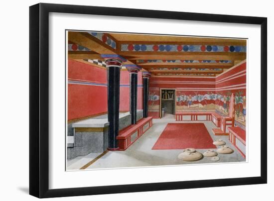 King Minos's Throne Room, Knossos, Crete-null-Framed Giclee Print