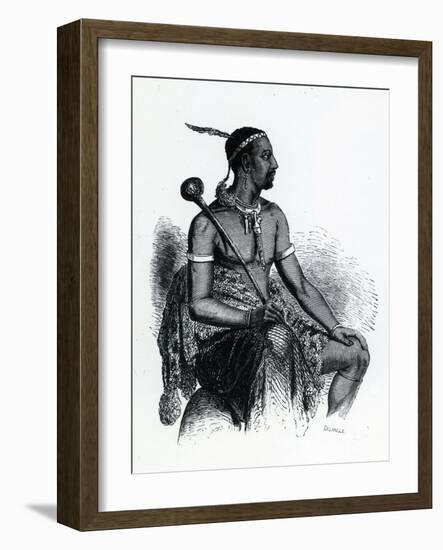 King Moshoeshoe I (C.1786-1870) 1833-null-Framed Giclee Print