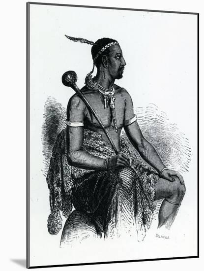 King Moshoeshoe I (C.1786-1870) 1833-null-Mounted Giclee Print