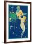 King Neptune with Mermaid-null-Framed Art Print