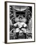 King Norodom Sihanouk of Cambodia Sitting in His Throne Wearing "Sampots", Sarong Style Pants-Howard Sochurek-Framed Premium Photographic Print