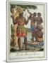 King of Bar, Near Gorée, Senegal, from Costumes De Différents Pays, 1796-Jacques Grasset de Saint-Sauveur-Mounted Giclee Print