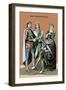 King of Byzantine, Sixth Century A.D.-Richard Brown-Framed Art Print