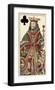 King of Clubs (Bauern Hochzeit Deck)-Andreas Benedictus Gobl-Framed Art Print