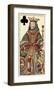 King of Clubs (Bauern Hochzeit Deck)-Andreas Benedictus Gobl-Framed Art Print