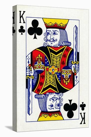 King of Clubs from a deck of Goodall & Son Ltd. playing cards, c1940-Unknown-Stretched Canvas