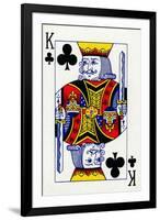 King of Clubs from a deck of Goodall & Son Ltd. playing cards, c1940-Unknown-Framed Giclee Print