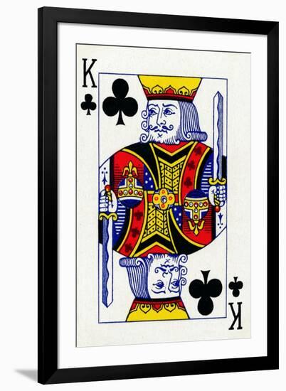 King of Clubs from a deck of Goodall & Son Ltd. playing cards, c1940-Unknown-Framed Giclee Print