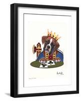 King of Clubs-Jenny Newland-Framed Giclee Print