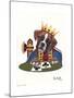 King of Clubs-Jenny Newland-Mounted Giclee Print