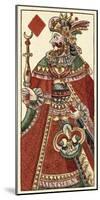 King of Diamonds (Bauern Hochzeit Deck)-Andreas Benedictus Gobl-Mounted Art Print