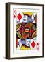 King of Diamonds from a deck of Goodall & Son Ltd. playing cards, c1940-Unknown-Framed Giclee Print