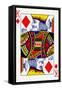 King of Diamonds from a deck of Goodall & Son Ltd. playing cards, c1940-Unknown-Framed Stretched Canvas