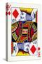 King of Diamonds from a deck of Goodall & Son Ltd. playing cards, c1940-Unknown-Stretched Canvas