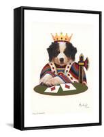 King of Diamonds-Jenny Newland-Framed Stretched Canvas