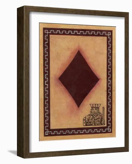 King of Diamonds-John Zaccheo-Framed Giclee Print