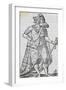 King of Florida, Engraving-Cesare Vecellio-Framed Giclee Print