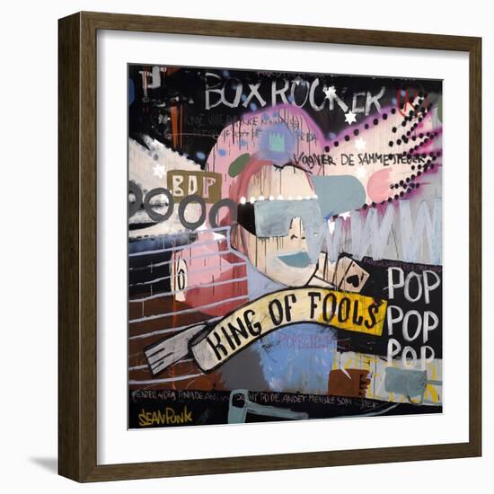 King of Fools-Sean Punk-Framed Art Print