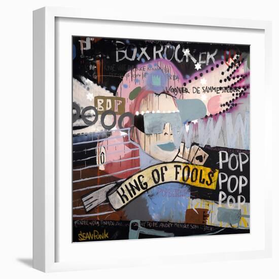 King of Fools-Sean Punk-Framed Art Print