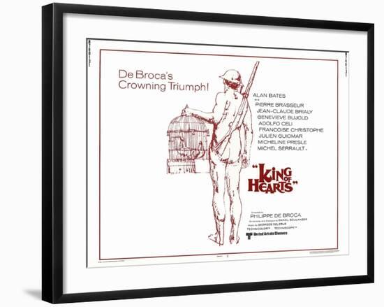 King of Hearts, 1967-null-Framed Art Print