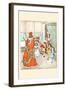 King of Hearts Called for Those Tarts and Beat the Knave Full Sore-Randolph Caldecott-Framed Art Print