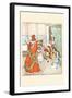 King of Hearts Called for Those Tarts and Beat the Knave Full Sore-Randolph Caldecott-Framed Art Print